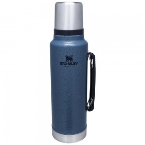 Navy Stanley Classic Legendary Vacuum Insulated Bottle | 1.5 QT Vacuum Bottles | 23876-MVRA