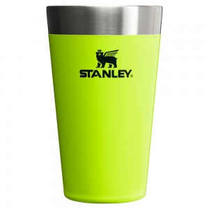 Neon Yellow Stanley The Neon Adventure Stacking Beer Pint | 16 OZ Vacuum Bottles | 46982-QFYD