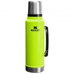 Neon Yellow Stanley The Neon Classic Legendary Bottle | 1.5 QT Water Bottles | 69538-AWVH