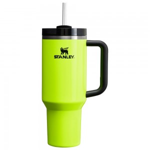 Neon Yellow Stanley The Neon Quencher H2.0 FlowState™ | 40 OZ Tumbler | 10274-ESRI