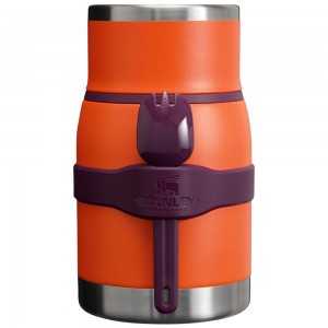 Orange Stanley Adventure To-Go + Spork | 24 OZ Food Jars | 14350-PSNB