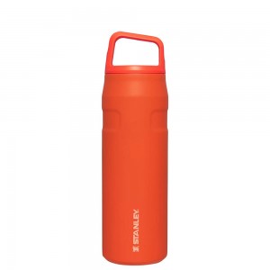 Orange Stanley IceFlow™ Bottle with Cap and Carry+ Lid | 24 OZ Water Bottles | 63284-UDYL