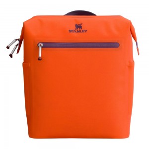 Orange Stanley The All Day Madeleine Midi Cooler Backpack | 20 Can | 14.8 QT | 14.0 L Bags | 18690-KYNJ