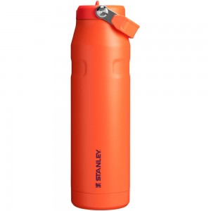 Orange Stanley The IceFlow™ Bottle with Flip Straw Lid | 36 OZ Water Bottles | 52347-IFYW