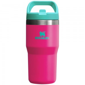 Passion Pink Stanley The Heat Wave GO IceFlow™ Flip Straw Bottle | 20 OZ Water Bottles | 43967-AKIO