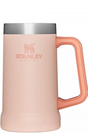 Pink Stanley Adventure Big Grip Beer Stein | 24OZ Mugs Cups | 40357-OZIE