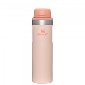 Pink Stanley Classic Trigger Action Travel Insulated Coffee Tumbler | 20 OZ Mugs | 91852-YHTZ