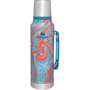 Pool Swirl Multicolor Stanley Classic Legendary Vacuum Insulated Bottle | 1.5 QT Vacuum Bottles | 23175-SKAY