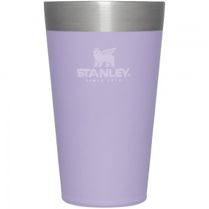 Purple Stanley Adventure Stacking Stainless Steel Beer Pint | 16OZ Tumbler Cups | 08576-ROIF