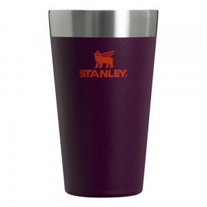 Purple Stanley Adventure Stacking Stainless Steel Beer Pint | 16OZ Tumbler Cups | 87921-GFTC