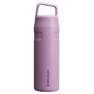 Purple Stanley IceFlow™ Bottle with Cap and Carry+ Lid | 24 OZ Water Bottles | 98167-THRZ