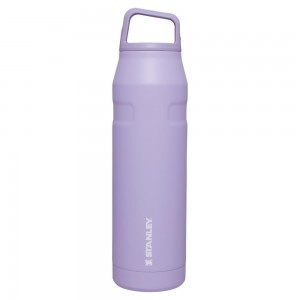 Purple Stanley IceFlow™ Bottle with Cap and Carry+ Lid | 36 OZ Water Bottles | 35908-IHCQ