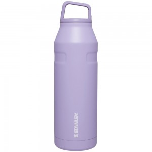 Purple Stanley IceFlow™ Bottle with Cap and Carry+ Lid | 50 OZ Water Bottles | 46852-VFUQ