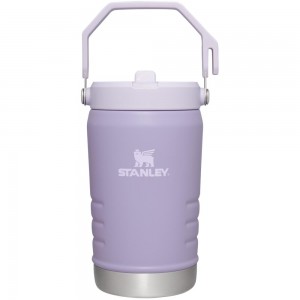 Purple Stanley The IceFlow Flip Straw Jug | 40 OZ | Insulated JUGS | 16309-PIWN