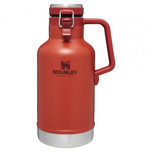 Red Stanley Classic Easy-Pour Insulated Beer Growler | 64 OZ Water Bottles | 36421-THMI