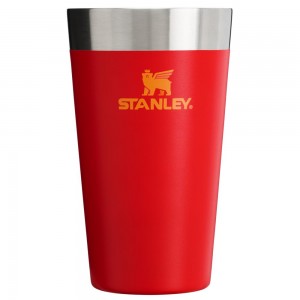 Red Stanley The Heat Wave Stay Chill Stacking Pint | 16 OZ Water Bottles | 84357-JWQT