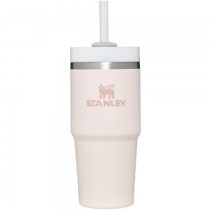 Rose Quartz Stanley Quencher H2.0 Travel | 14 OZ Tumbler | 12035-RJSD