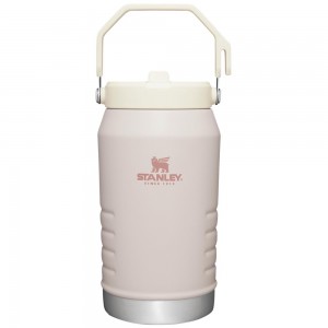 Rose Quartz Stanley The IceFlow Flip Straw Jug | 64 OZ | Insulated JUGS | 35496-LZTD