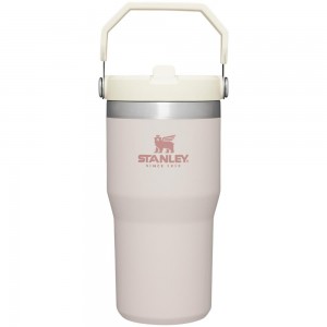 Rose Quartz Stanley The IceFlow Flip Straw Tumbler | 20 OZ | Insulated Water Tumbler | Sta Water Bottles | 98743-MDPQ