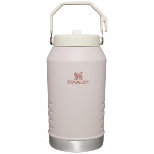 Rose Quartz Stanley The IceFlow Flip Straw Jug | 96 OZ | Insulated Water Jug Water Bottles | 42680-CDNF