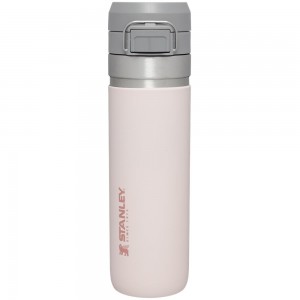 Rose Quartz Stanley The Quick Flip Go | 24 OZ Water Bottles | 04859-ZCRA