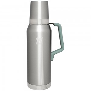 Stainless Steel Grey Stanley Forge Thermal Bottle | 1.4 QT Vacuum Bottles | 41523-LWBT