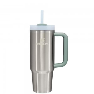 Stainless Steel Grey Stanley Quencher H2.0 Travel | 30 OZ Tumbler | 40381-ULSF