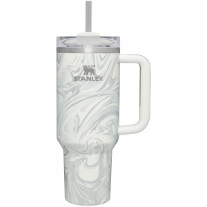 White Stanley Adventure Quencher H2.0 Travel | 40 OZ Tumbler | 48207-TCZB