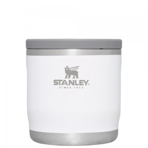 White Stanley Adventure To-Go Food Jar | 12 OZ Water Bottles | 06921-ZUTD