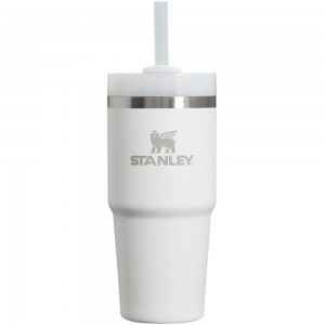 White Stanley Quencher H2.0 Travel | 14 OZ Tumbler | 06189-XLIR