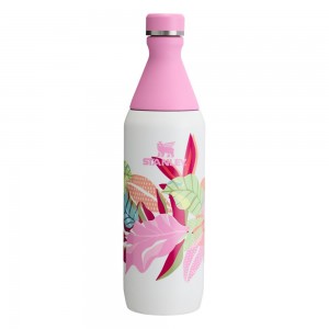 White Stanley The Mother’s Day All Day Slim Bottle | 20 OZ Vacuum Bottles | 10862-KHQU