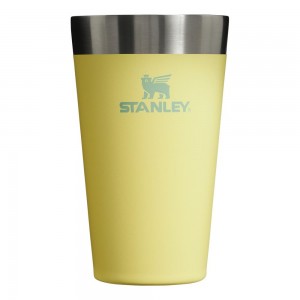 Yellow Stanley Adventure Stacking Stainless Steel Beer Pint | 16OZ Tumbler Cups | 68931-KORX