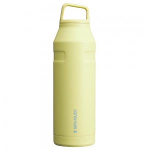 Yellow Stanley IceFlow™ Bottle with Cap and Carry+ Lid | 50 OZ Water Bottles | 71236-CJIP