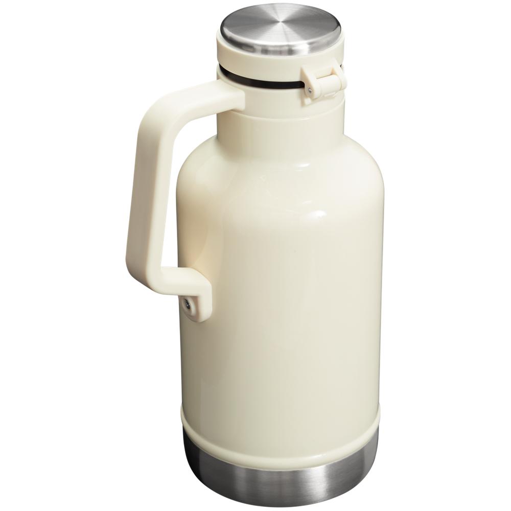 Beige Stanley Classic Easy-Pour Insulated Beer Growler | 64 OZ Water Bottles | 75923-CEGK