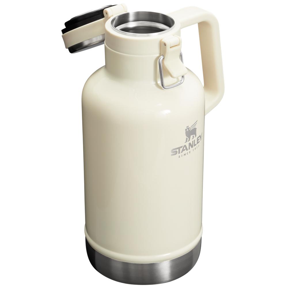 Beige Stanley Classic Easy-Pour Insulated Beer Growler | 64 OZ Water Bottles | 75923-CEGK