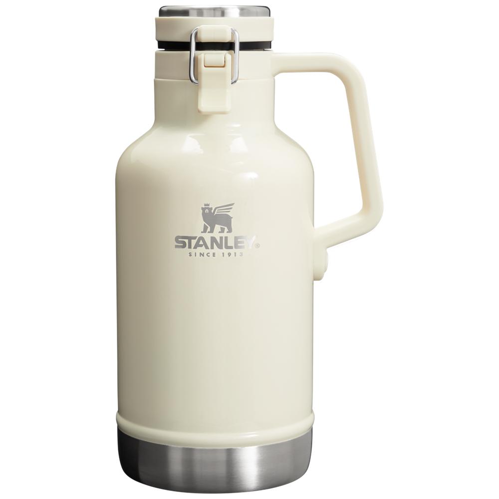 Beige Stanley Classic Easy-Pour Insulated Beer Growler | 64 OZ Water Bottles | 75923-CEGK