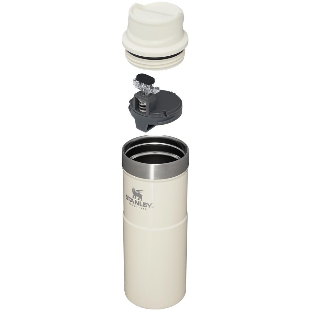 Beige Stanley Classic Trigger Action Travel Insulated Coffee Tumbler | 16 OZ Mugs | 53890-STZA