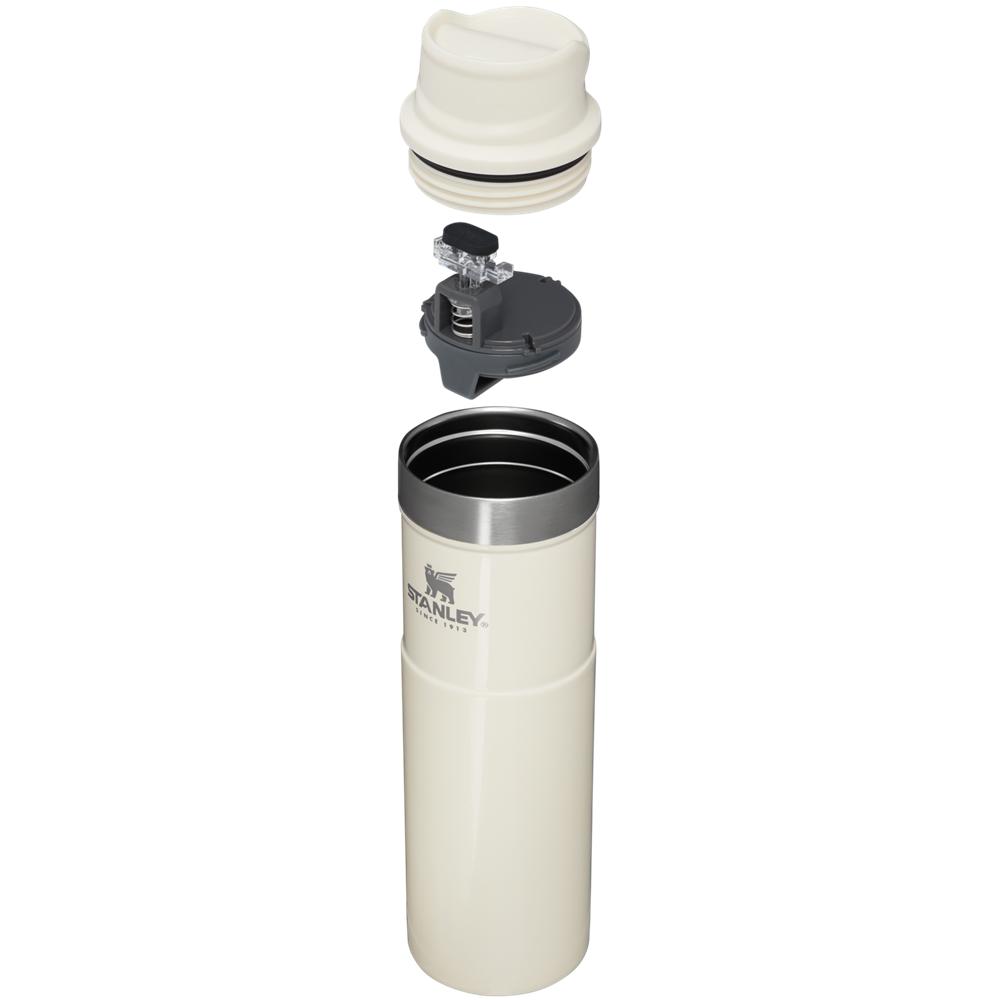 Beige Stanley Classic Trigger Action Travel Insulated Coffee Tumbler | 20 OZ Mugs | 25890-VNPY