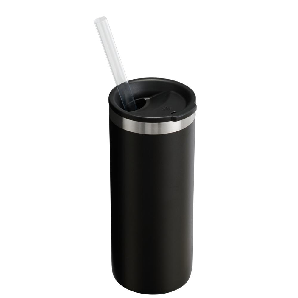 Black 2.0 Stanley The Everyday Slim Can Cooler Cup | 10 OZ Cups | 74589-HXRB