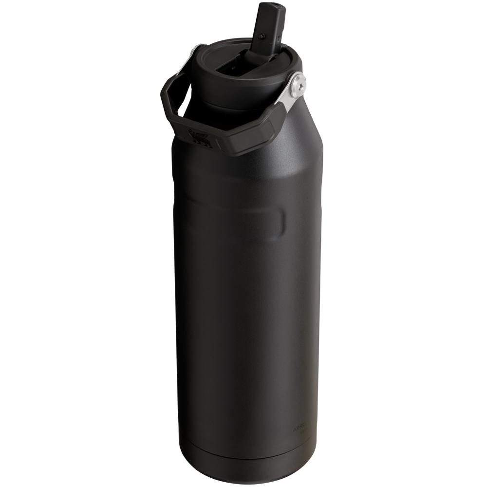 Black 2.0 Stanley The IceFlow™ Bottle with Flip Straw Lid | 50 OZ Water Bottles | 97143-YJPQ