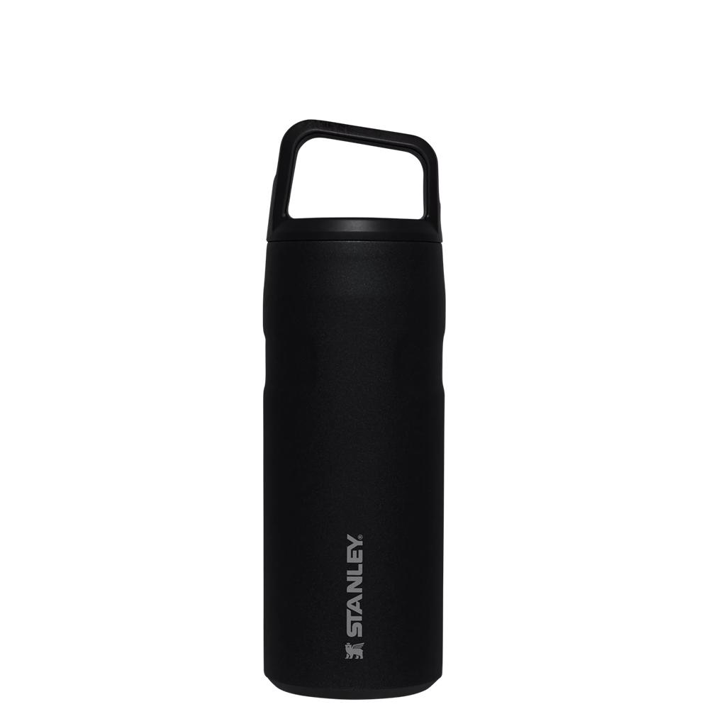 Black Glimmer Stanley IceFlow™ Bottle with Cap and Carry+ Lid | 16 OZ Water Bottles | 17658-EKYA