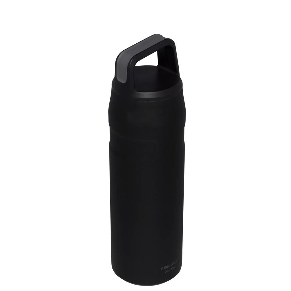 Black Glimmer Stanley IceFlow™ Bottle with Cap and Carry+ Lid | 24 OZ Water Bottles | 64021-IRPD