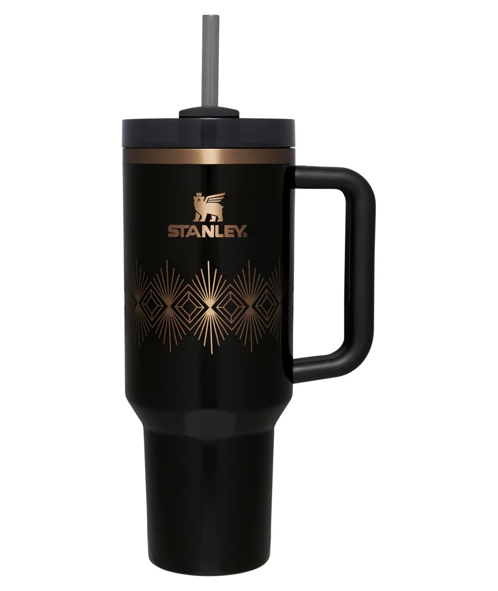 Black Gloss Deco Stanley Deco Collection Quencher H2.0 FlowState™ | 40 OZ Tumbler | 21748-FKBG