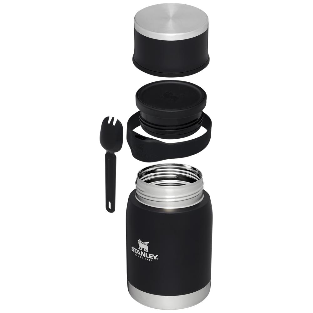 Black Glow Stanley Adventure To-Go + Spork | 24 OZ Food Jars | 50128-ZHPG