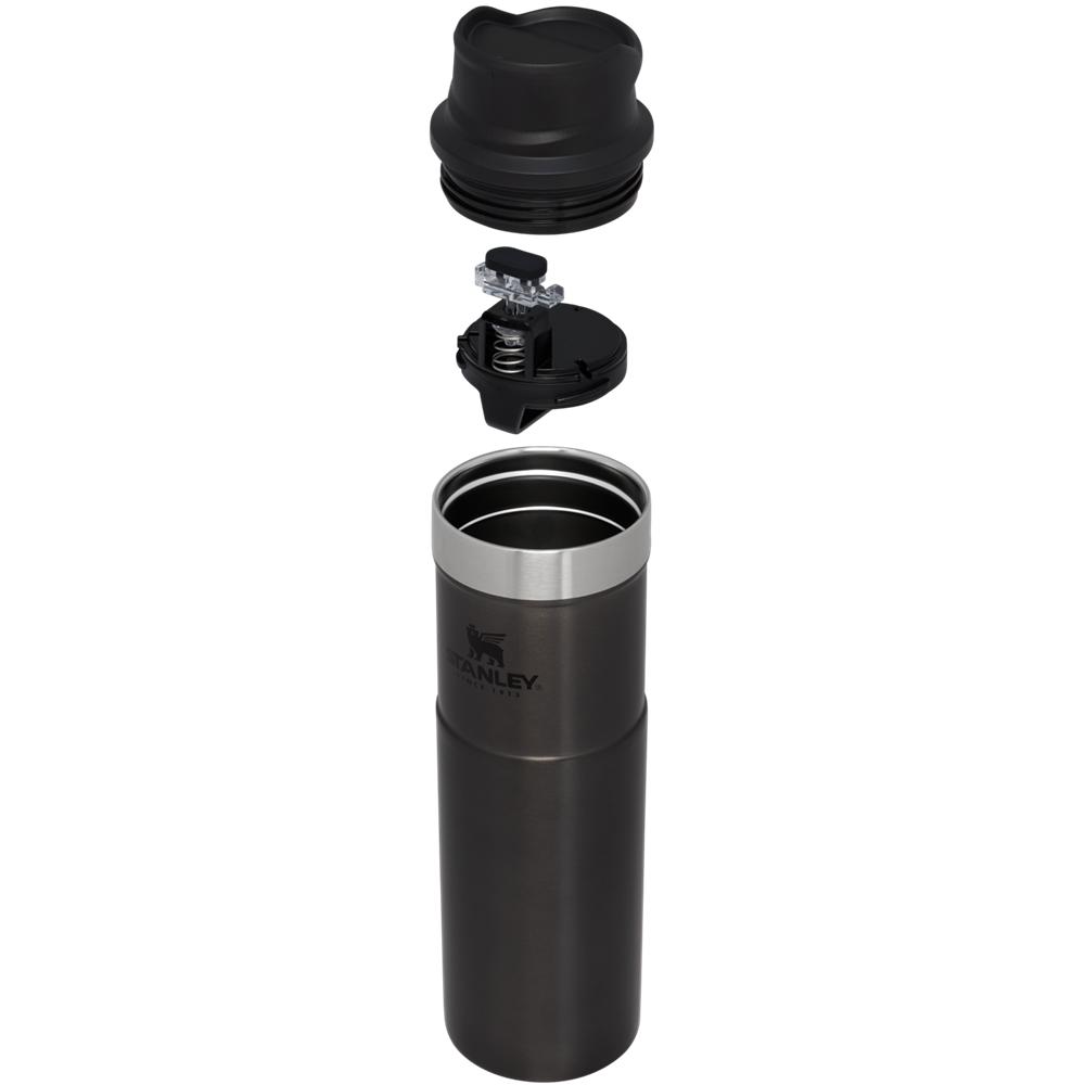 Black Stanley Classic Trigger Action Travel Insulated Coffee Tumbler | 20 OZ Mugs | 83504-DXHC