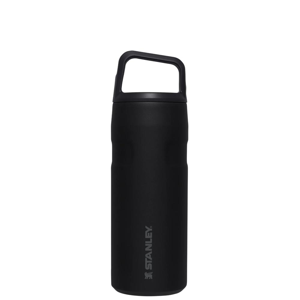 Black Stanley IceFlow™ Bottle with Cap and Carry+ Lid | 16 OZ Water Bottles | 84905-FOBN