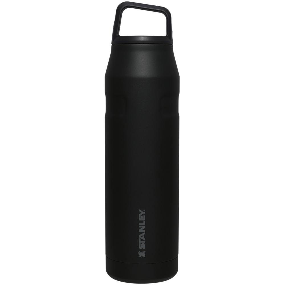 Black Stanley IceFlow™ Bottle with Cap and Carry+ Lid | 36 OZ Water Bottles | 98617-RNYX