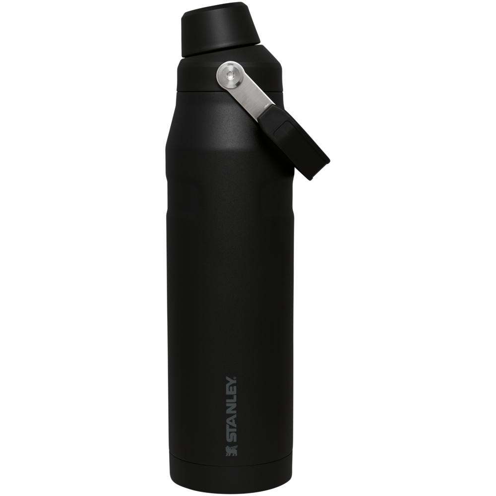 Black Stanley IceFlow Insulated Bottle with Fast Flow Lid | 36 OZ Water Bottles | 46713-DBVL