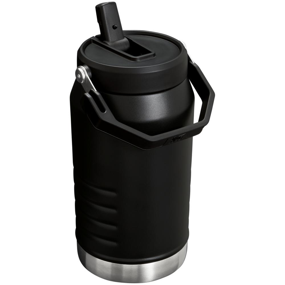 Black Stanley The IceFlow Flip Straw Jug | 64 OZ | Insulated Water Jug Water Bottles | 74859-QSEX