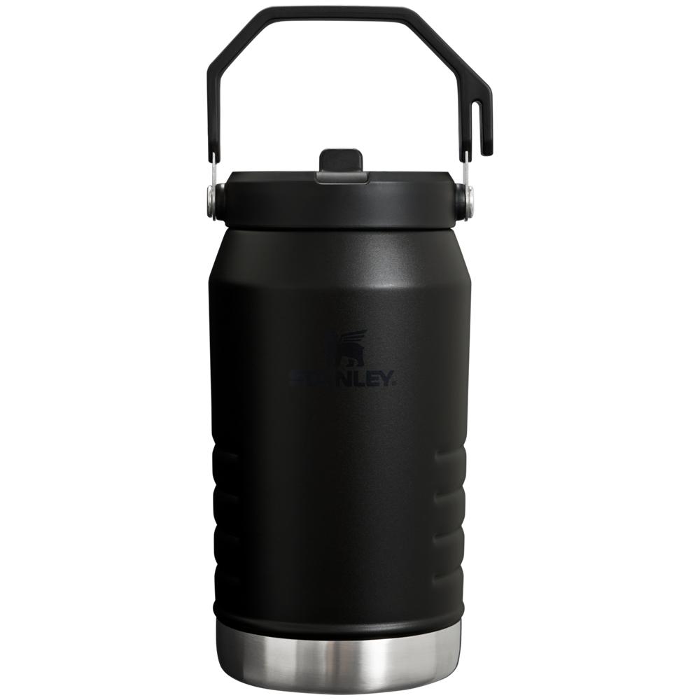 Black Stanley The IceFlow Flip Straw Jug | 64 OZ | Insulated Water Jug Water Bottles | 74859-QSEX